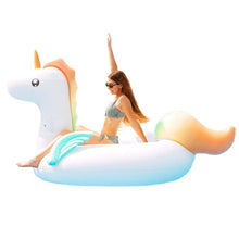 Load image into Gallery viewer, Flamingueo Mat pool Flamingo Float giant flamingo inflatable Float is for pool adult Mat pool