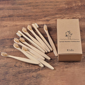 New design mixed color bamboo toothbrush Eco Friendly wooden Tooth Brush Soft bristle Tip Charcoal adults oral care toothbrush